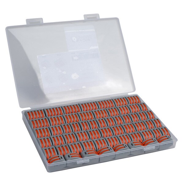 Main product image for 59-Pack Quick Lever Wire Nut Connectors Electrical Kit 2/3/4/5 Conductor Combination for 28-12AWG095-095